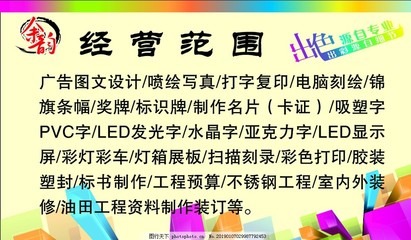广告名片与电脑图文设计的艺术融合